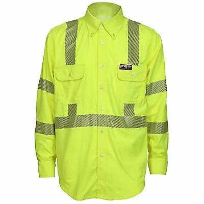 FR L Sleeve Shirt Fl Lime L Tall