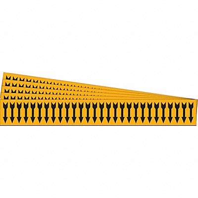 Pipe Marker Adhesive Black (Arrow) PK5