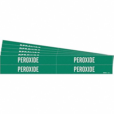 Pipe Marker Adhesive White Peroxide PK5