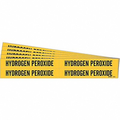 Pipe Marker Black Hydrogen Peroxide PK5