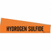 Pipe Marker Black Hydrogen Sulfide PK5