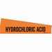 Pipe Marker Black Hydrochloric Acid PK5