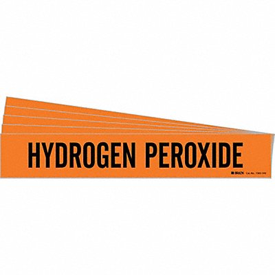 Pipe Marker Black Hydrogen Peroxide PK5