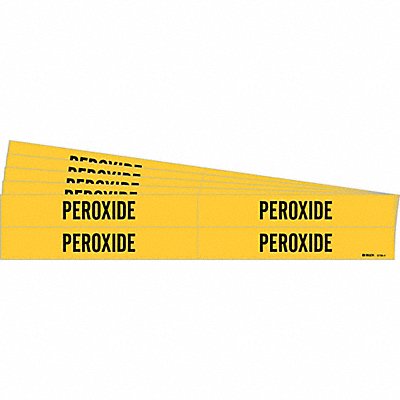 Pipe Marker Adhesive Black Peroxide PK5