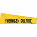 Pipe Marker Black Hydrogen Sulfide PK5