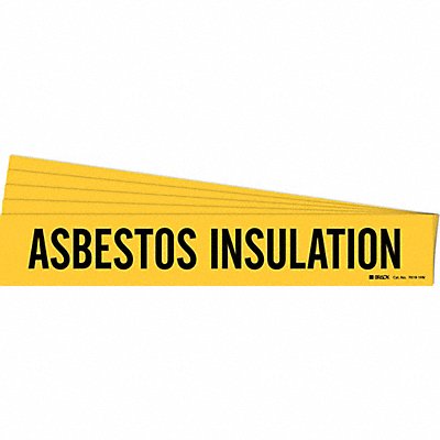 Pipe Marker Asbestos Insulation PK5