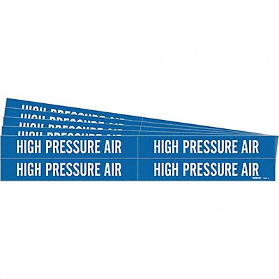 Pipe Marker White High Pressure Air PK5