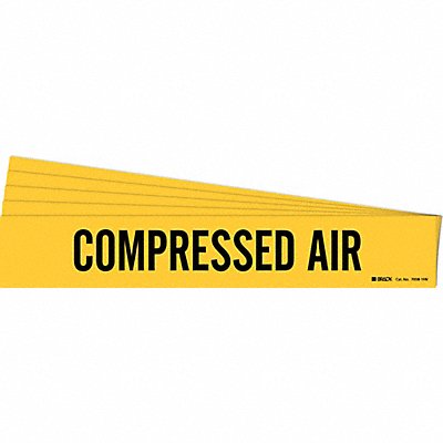 Pipe Marker Black Compressed Air PK5