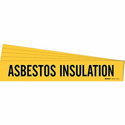 Pipe Marker Asbestos Insulation PK5