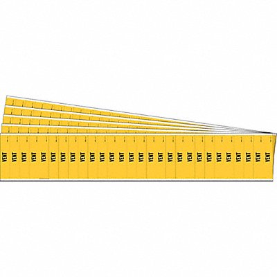 Pipe Marker Adhesive Yellow Vent PK5