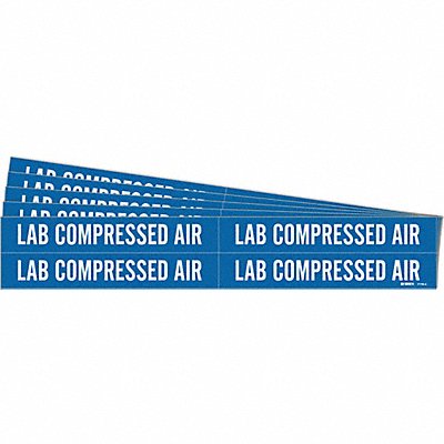 Pipe Marker White Lab Compressed Air PK5