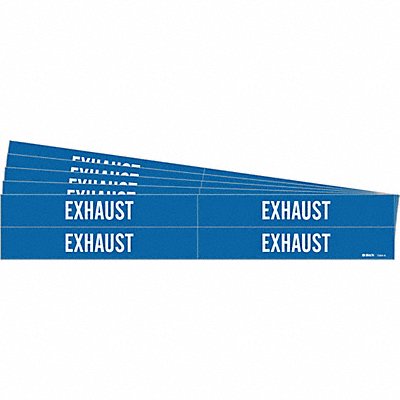 Pipe Marker Adhesive White Exhaust PK5