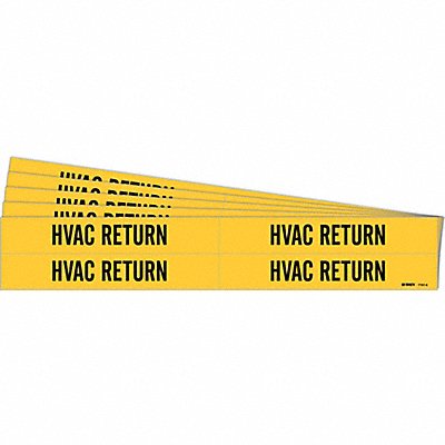 Pipe Marker Black HVAC Return PK5