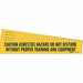 Pipe Marker Caution Asbestos Hazard PK5