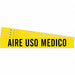 Pipe Marker Black Aire Uso Medico PK5