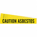 Pipe Marker Black Caution Asbestos PK5