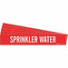 Pipe Marker White Sprinkler Water PK5