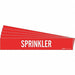 Pipe Marker Adhesive White Sprinkler PK5