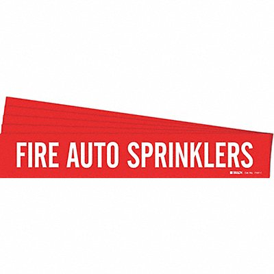 Pipe Marker Fire Auto Sprinklers PK5