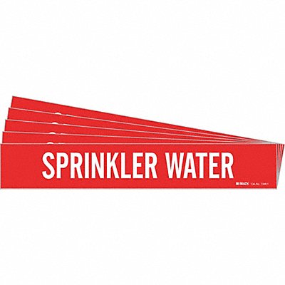 Pipe Marker White Sprinkler Water PK5