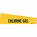 Pipe Marker Black Chlorine Gas PK5