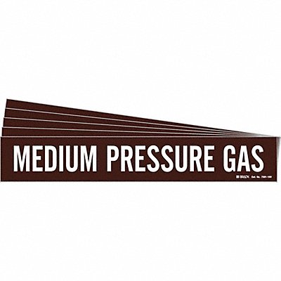 Pipe Marker Medium Pressure Gas PK5