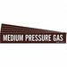 Pipe Marker Medium Pressure Gas PK5