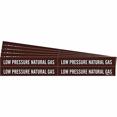 Pipe Marker Low Pressure Natural Gas PK5