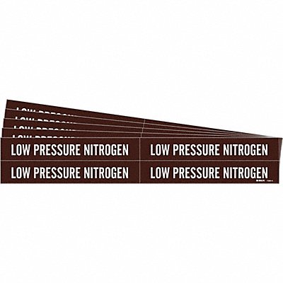 Pipe Marker Low Pressure Nitrogen PK5