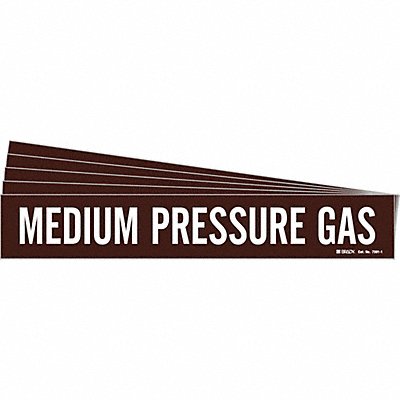 Pipe Marker Medium Pressure Gas PK5