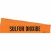 Pipe Marker Black Sulfur Dioxide PK5