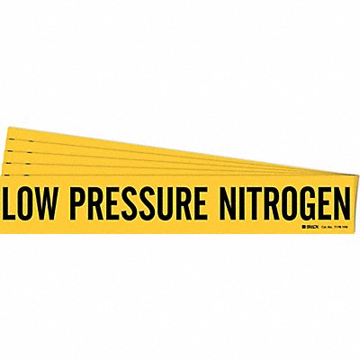 Pipe Marker Low Pressure Nitrogen PK5