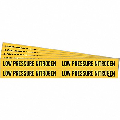 Pipe Marker Low Pressure Nitrogen PK5