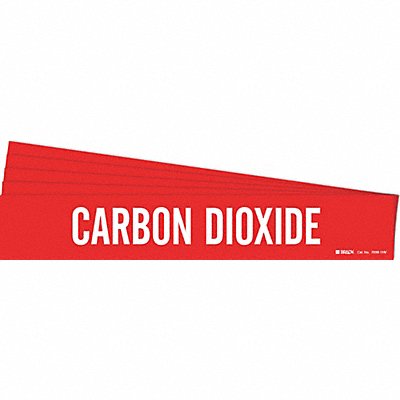 Pipe Marker White Carbon Dioxide PK5