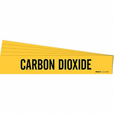 Pipe Marker Black Carbon Dioxide PK5