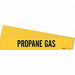 Pipe Marker Black Propane Gas PK5