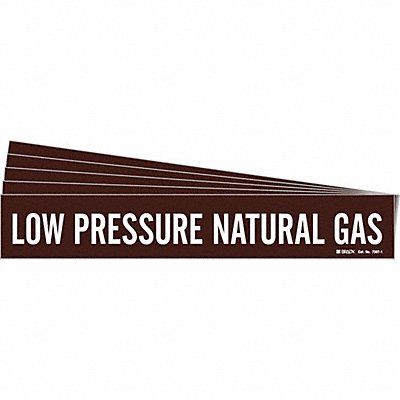 Pipe Marker Low Pressure Natural Gas PK5