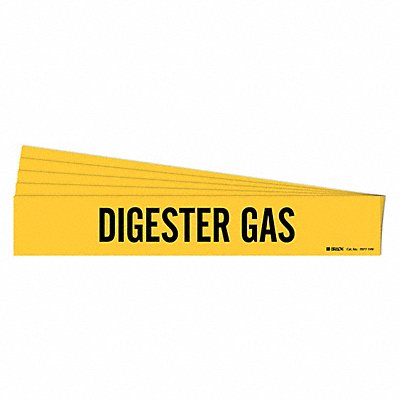 Pipe Marker Black Digester Gas PK5