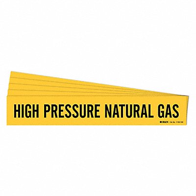 Pipe Marker Hi-Pressure Natural Gas PK5