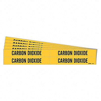 Pipe Marker Black Carbon Dioxide PK5