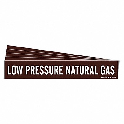 Pipe Marker Low Pressure Natural Gas PK5