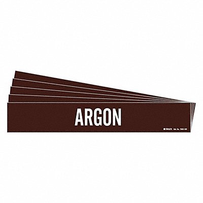 Pipe Marker Adhesive White Argon PK5