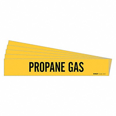 Pipe Marker Black Propane Gas PK5