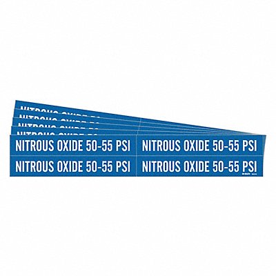 Pipe Marker Nitrous Oxide 50-55 PSI PK5