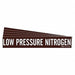 Pipe Marker Low Pressure Nitrogen PK5