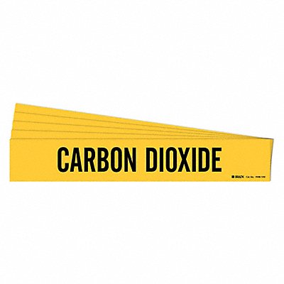 Pipe Marker Black Carbon Dioxide PK5