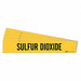 Pipe Marker Black Sulfur Dioxide PK5