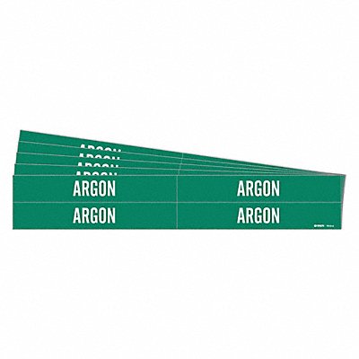 Pipe Marker Adhesive White Argon PK5