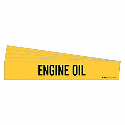 Pipe Marker Black Engine Oil PK5