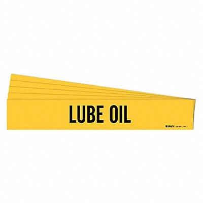 Pipe Marker Adhesive Black Lube Oil PK5